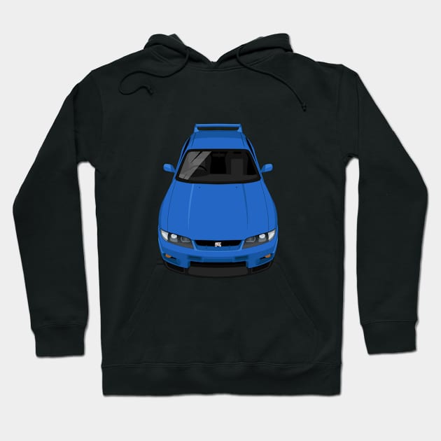 Skyline GTR V Spec R33 - Blue Hoodie by jdmart